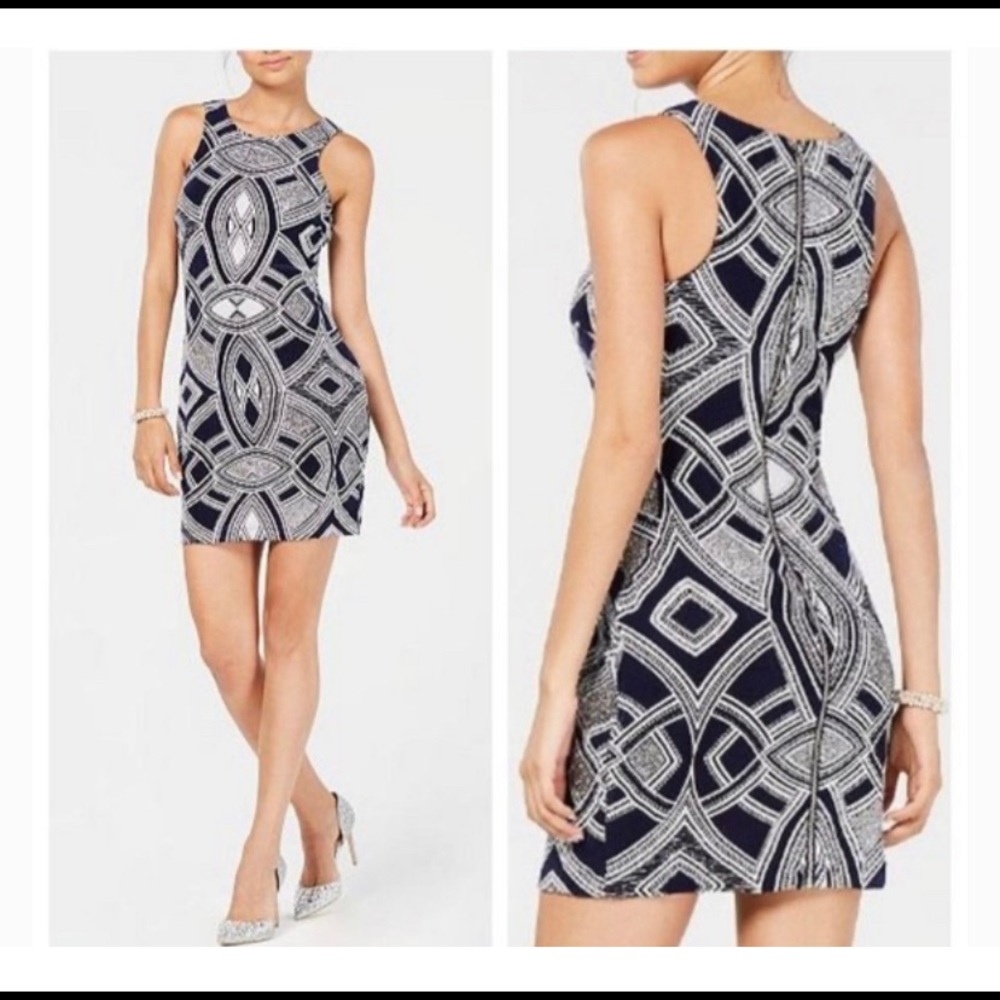 Speechless Juniors' Glitter Bodycon Tank Dress